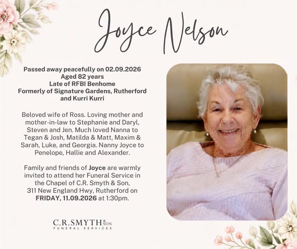 Joyce Nelson Obituary, Cause of Death – Beloved 82-Year-Old Remembered After Peaceful Passing